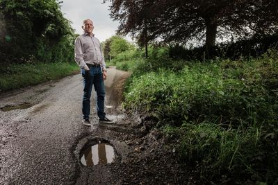 ‘One day I thought, that’s enough’: the people fighting back against pothole-riddled roads