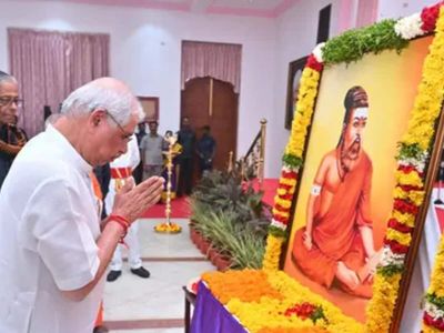 Row erupts over saffron-clad Thiruvalluvar portrait at Tamil Nadu Raj Bhavan