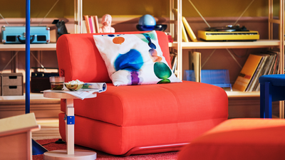 IKEA Just Launched a Foldable Chair-Bed That Not Only Gives You Space to Sleep an Extra Guest, but Feels Like a Real Design Moment for Your Home