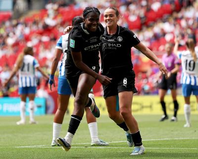 Manchester City thrash Brighton to seal Women’s FA Cup and historic Double