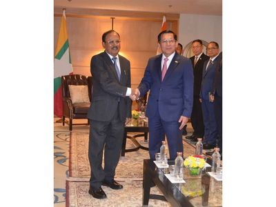 NSA Ajit Doval calls on Myanmar President on his maiden visit