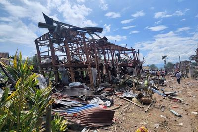 At least 39 dead as explosion rocks rebel-held village in Myanmar: ‘Felt like world had come to an end’