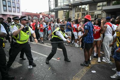 Arsenal trophy parade chaos: Six stabbings and 24 arrests as 500 police officers deployed