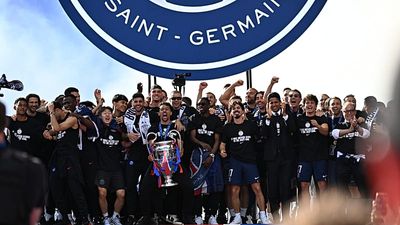 PSG: Champions League winners celebrate return to Paris after Budapest triumph