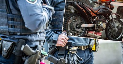 Teen reportedly seen riding near Canberra sports fields has illegal motorbike seized