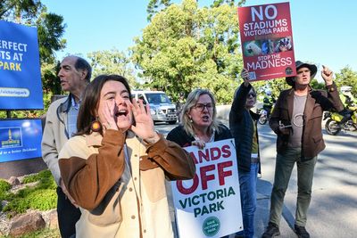 Brisbane begins work on the 2032 Olympics main stadium at Victoria Park after protesters moved