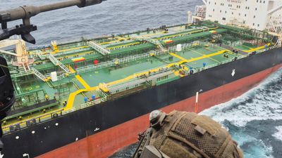 France backed by Britain intercepts sanctioned oil tanker sailing from Russia