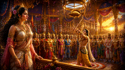 What Really Happened At Draupadi's Swayamvara?