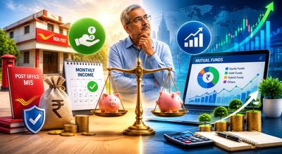 Post Office MIS vs mutual funds: Which is better for income-seeking investors?