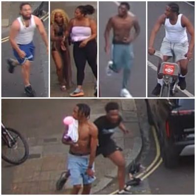 Moment terrified bystanders flee as man, 20, stabbed to death in Kilburn