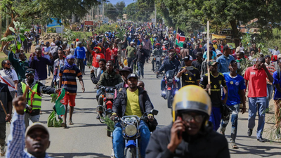 'This will expose our people to Ebola': Big protest in Kenya against quarantine centre for affected US citizens