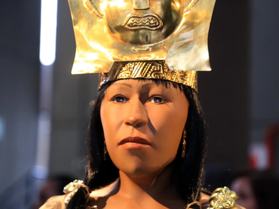 In 2006, archaeologists unsealed a Peruvian tomb and found a tattooed woman buried with war clubs and gold crowns, revealing a powerful woman from a lost civilization