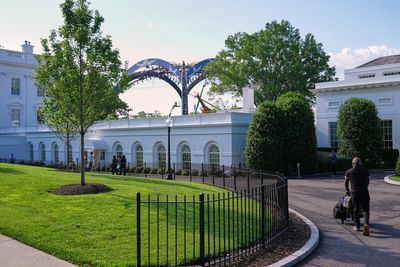 White House begins building massive UFC ring for Trump’s 80th birthday celebration