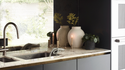 This Minimalist Quick-Drying Organizer Stops Water Sitting Around Your Kitchen Sink All Day — and You Can Use It in Your Bathroom, too