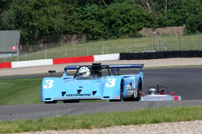 Intrepid octogenarian Bradley wows as Thundersports returns at Donington Park HSCC event