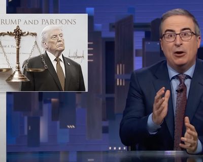John Oliver on Trump’s pardons: ‘He’ll put violent people back in the streets because they support him’