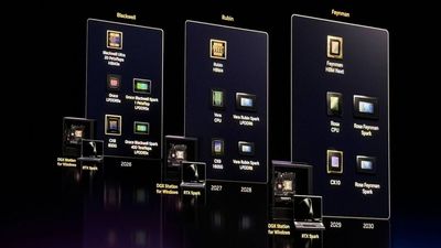 Nvidia lays out RTX Spark roadmap for laptops and desktop PCs at Computex 2026 — three generations outlined, Rubin with LPDDR6 memory, followed by Rosa Feynman