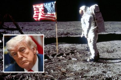 More Americans think the moon landing was fake than those who believe it’s OK for Trump to slap his name on buildings