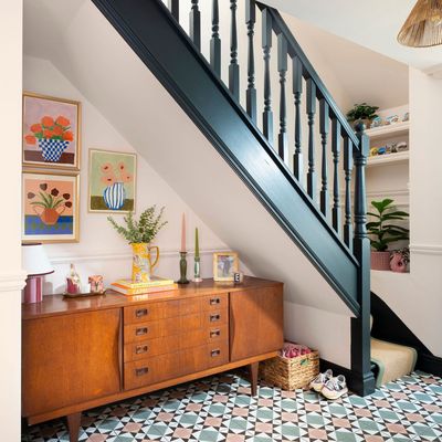 Dunelm has just dropped a game-changing product to hide shoe storage in a tiny hallway – it’ll instantly curb clutter (and look good doing it!)