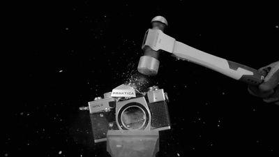 This controversial exhibition lets you destroy cameras – but it’s only possible because of the frightening rate of tech churn