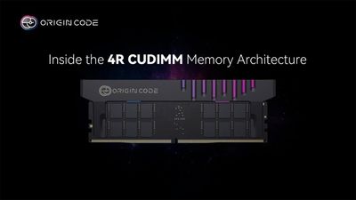256GB of dual-channel RAM hits mass market thanks to Origin Code — quad-rank CUDIMM packs 128GB of DDR5-8000 into a single module