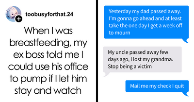 “Miscarriage Is Not An Excuse”: 67 Of The Worst Things Someone’s Boss Ever Said To Them
