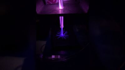 Astronauts could use lightning-like plasma jets to kill germs on the moon and Mars, demo hints