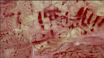 What looked like simple red stains turned out to be Britain’s oldest cave art from 17,100 years ago