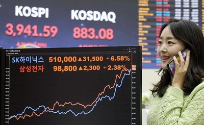 Global Markets: South Korean shares post record-high close as Nvidia hopes lift tech stocks