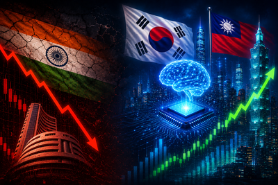 Explained: Why Indian stock market has fallen prey to South Korea, Taiwan’s AI prowess