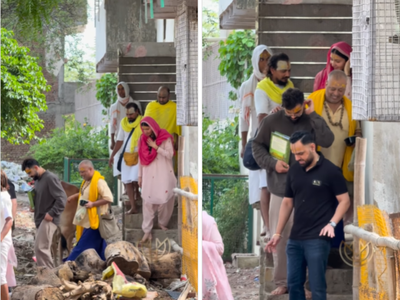 Virat Kohli and Anushka Sharma walk barefoot to meet Premanand Maharaj at Vrindavan ashram after IPL victory, watch video
