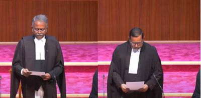CJI administers oath of office to five new SC judges, strength rises to 37