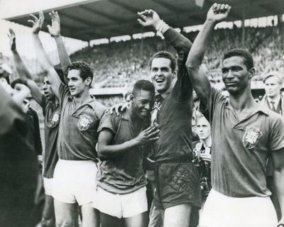 Pelé’s No 10 Brazil shirt from 1958 World Cup final expected to fetch £4.5m at auction