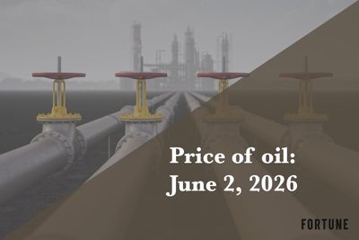 Current price of oil as of June 2, 2026