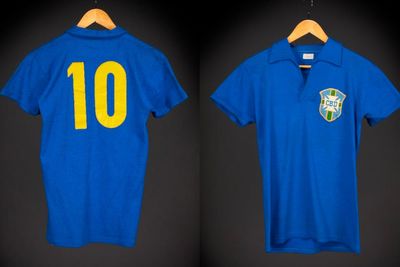 Pele’s iconic World Cup final jersey heads to auction as fans get chance to own a piece of football history
