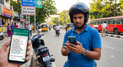 Telangana traffic challans via WhatsApp, SMS, email to be legally valid after 30 days; vehicle owners must update Vahan details