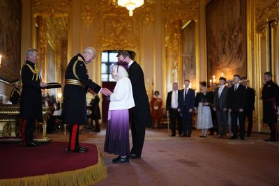 King Charles ‘upset’ about Post Office scandal as oldest victim receives honour