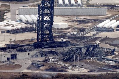Blue Origin shares ‘a bit of good news’ after massive rocket explosion