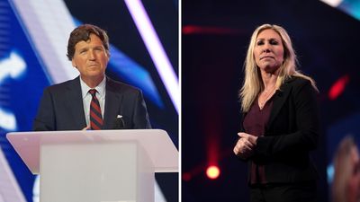 Tucker Carlson and Marjorie Taylor Greene Are Back at the Center of Another Trump AI Controversy