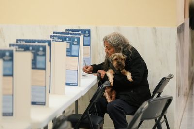 Photos of primary races across the US as candidates compete to get on the ballots for the midterms