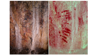 17,000-year-old stripes of red in a Welsh cave are the oldest rock art in the UK, study finds