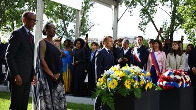 Macron unveils Rwanda genocide memorial in Paris, marking 'quest for truth'