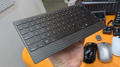 Keychron's carbon fiber concept is the skinniest keyboard I've ever typed on