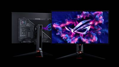 Asus outs 32-inch 4K OLED gaming monitor with new LG RGB-stripe panel, but it's a bit behind on brightness