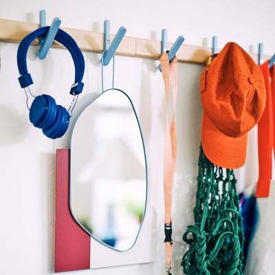 IKEA’s £12 rack with hooks was made with tiny hallways in mind – it’s one clever design feature means it takes up virtually no space