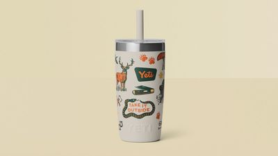 YETI's latest collection looks like someone covered its drinkware in camping stickers and I'm kind of into it