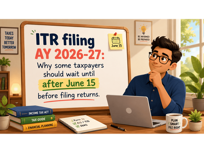 Why should these taxpayers avoid filing ITR before June 15th for AY 2026-2027