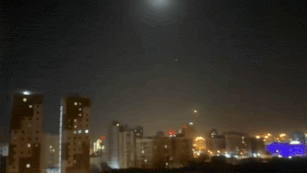 Watch: Air defence battle over Kuwait as Patriot missiles respond to Iranian strike