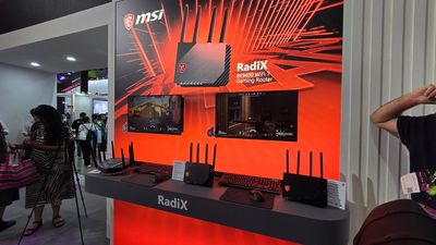 MSI unveils latest set of WiFi 7 gaming routers touting ultra-fast speeds — flagship RadiXBE19000 model comes with a built-in SSD slot for 'NAS Lite' experience and wireless speeds up to 19 Gbps