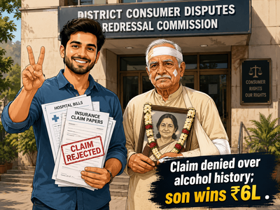 Health insurance company denies claim over father’s alleged alcohol history; son fights back and wins Rs 6 lakh